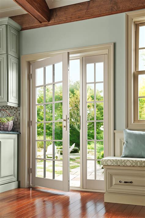 exterior single french door.